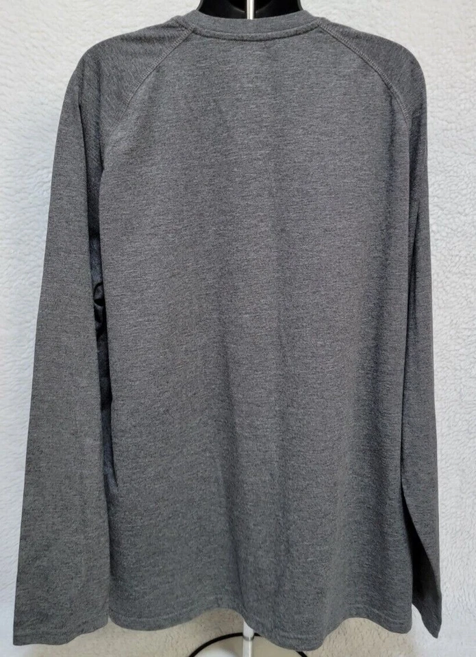 Athletics Works Mens Shirt Size XL X Large 46/48 Gray - Image 3 of 4