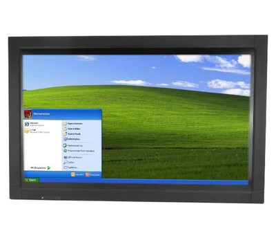 32'' TFT für Öffentlichen Aushang schlag-/tritt-/kratz-fest + klein PC+Win XP emb