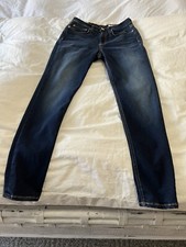 Rag  Bone Size 25 Nina High Rise Ankle Skinny Jeans Dark Wash