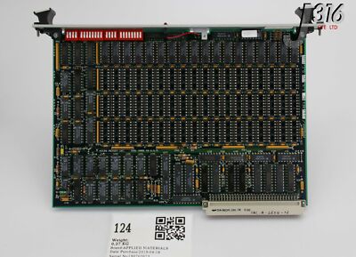 APPLIED MATERIALS PCB ASSY VME D-RAM 512K, Micro Memory MM6600 0100-00196