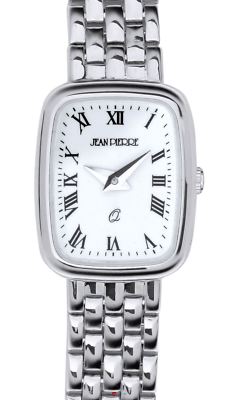 Damen Sterling Silber rechteckige Präsentation Uhr an passender Armband Box