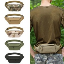 Mens Nylon-Waist Bag Tactical Fanny Pack Military MolleTravel Hip Belt Bum Pouch