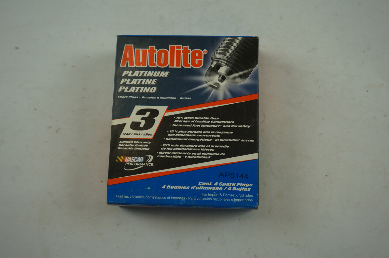 Auto lite Spark Plug Platinum AP5144 Pack Of 4 NOS