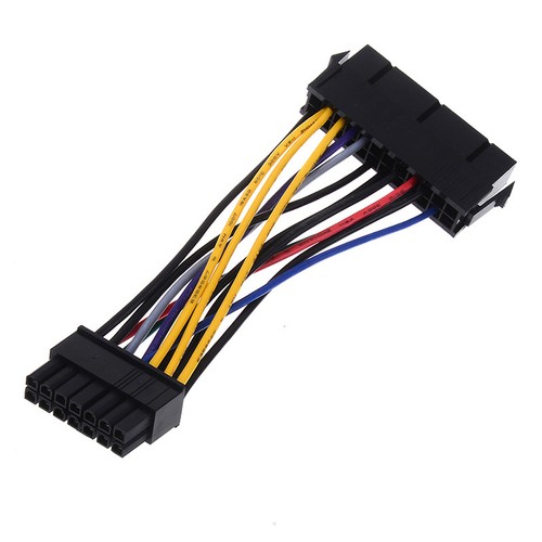 24Pin 24P to 14Pin ATX power supply cord adapter cable for lenovo ibm dell ^GU - 第 2/6 張圖片