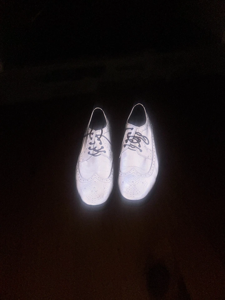 Cole Haan Oxford M11.5 Cooper Square Wingtip 3m Reflective Mens Dress Shoes M12