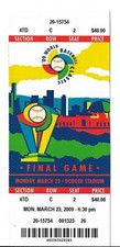 WBC Championship JAPAN vs SOUTH KOREA Ticket 03/23/2009 Suzuki 2 run single