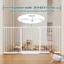 Short Dog Gate Baby Safety Gates Dog Gate Short Pet Gate for Doorways Stairs