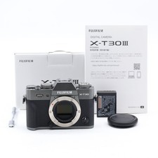 FUJIFILM X-T30 III Mirrorless Camera Body Charcoal Silver 1,235 Shots