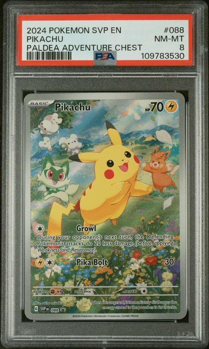 Pikachu Pokémon TCG Professional Sports Authenticator (PSA) Grade