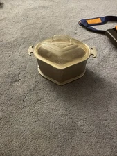 Guardian Service Vintage Cast Aluminum Heart Shaped Pot Pan w/ Glass Lid