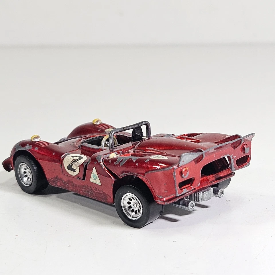 Hot Wheels Mebetoys 1/43 Alfa Romeo 33-3 Red Color Diecast Model Car Unboxed. - Image 3 of 4