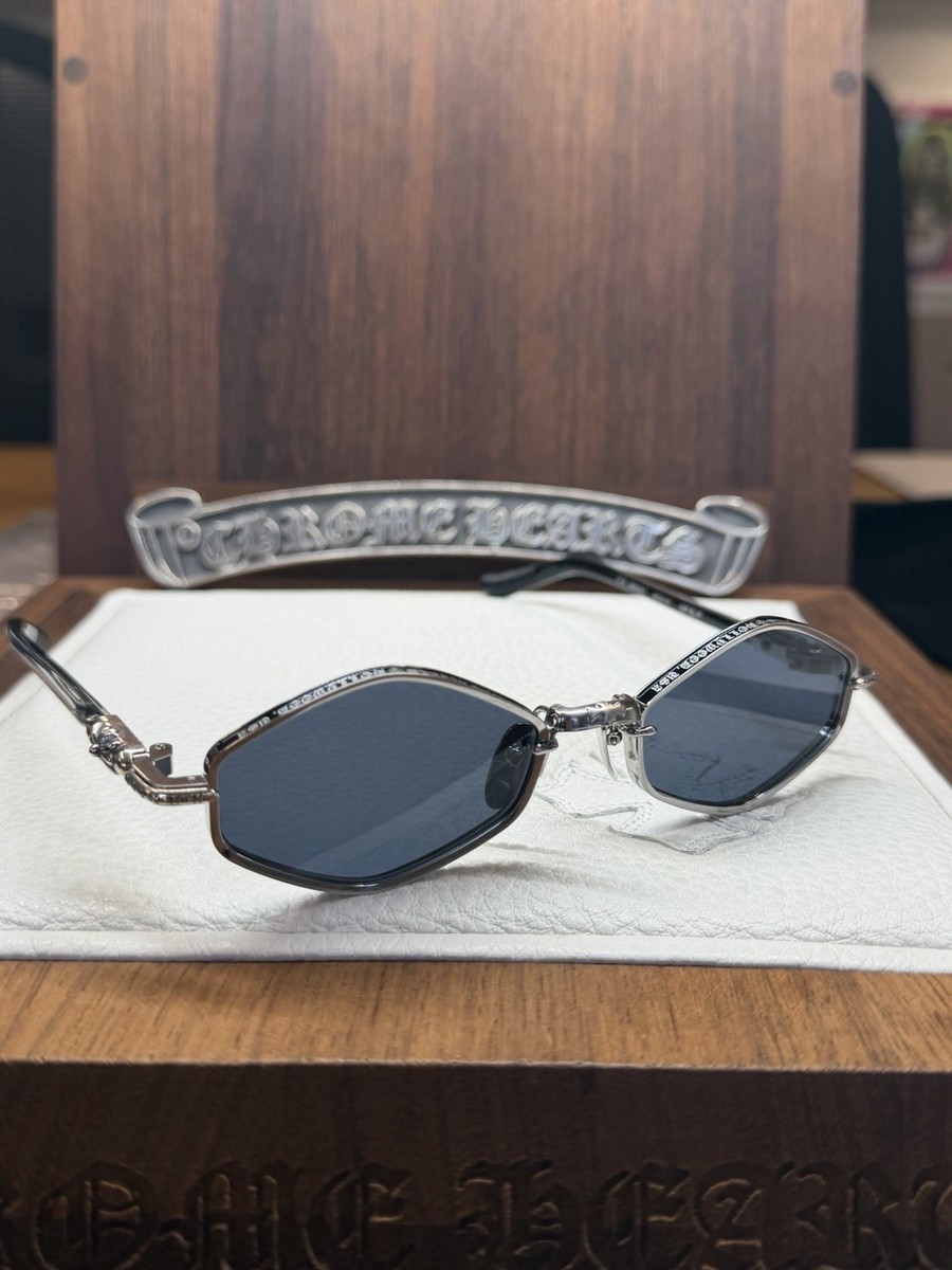 Chrome Hearts Nip Slip Sunglasses Black/Silver | eBay