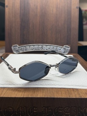 Chrome Hearts Nip Slip Sunglasses Black/Silver