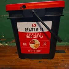 Wise Food Supply RW40-52120 Freeze-Dried Fruit Bucket - 120 Servings