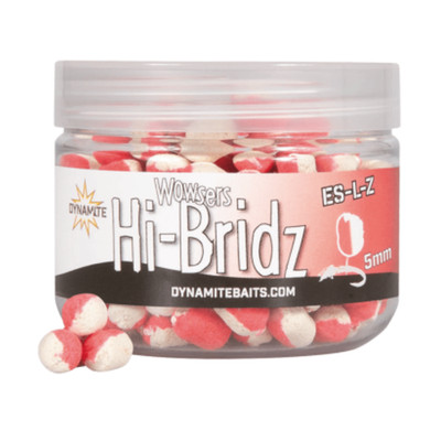 Dynamite Baits Wowsers Hi-Bridz Wafters ES-L-Z Pink & White Balanced Hookbaits