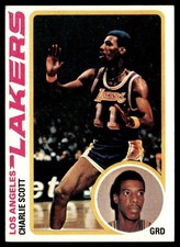 1978-79 Topps Basketball Charlie Scott Los Angeles Lakers #43 Card EX-MT