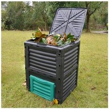 Easy Shopping® Garden Compost Bin, 300L Outdoor Composting Container for Kitchen