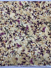 Timeless Treasures Fabric Sofia-C 2417 Butterflies Birds Flowers 5 Yd 20