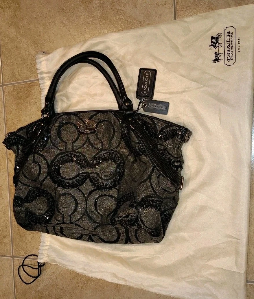 Coach Madison Sequin Satchel/Top Handle Bag Handbags & Bags for