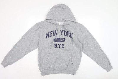 Torkia Apparel Herren Pullover Hoodie Grau Baumwolle Größe S