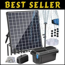 All-in-One Solar Water Pump with Filtration System for Stunning Garden Features