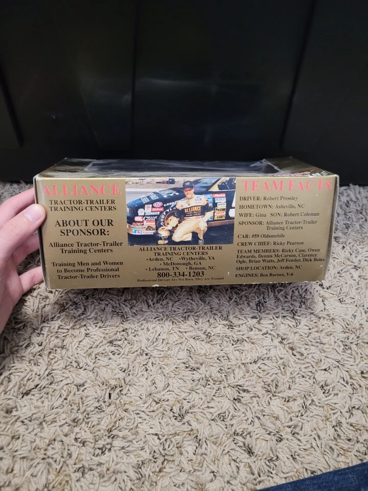 Robert Pressley #59 Olds 1:24 Diecast Car Alliance / Super Lube Asheville Revell - Image 3 of 4