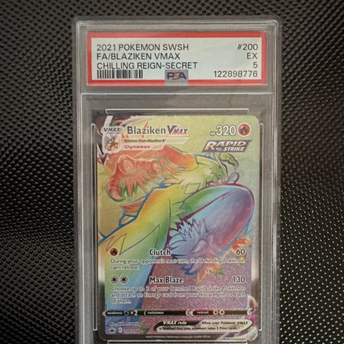 Blaziken VMAX graded PSA 5 for sale on eBay