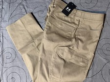 UNDER ARMOUR STORM ENDURO 251 BAYOU GREEN CARGO PANTS SIZE 34 X 30 MEN 85