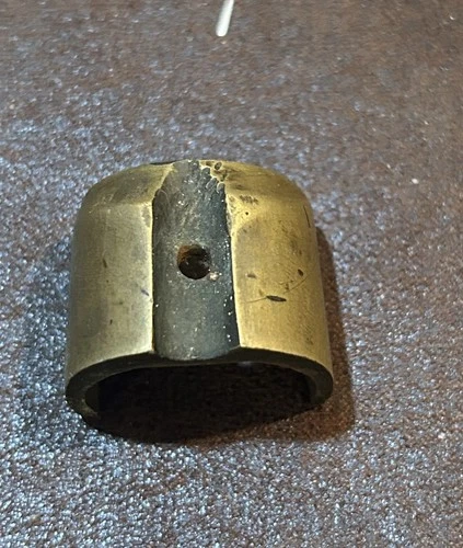 Brass nose cap for a Fayetteville Rifle CSA ... Original