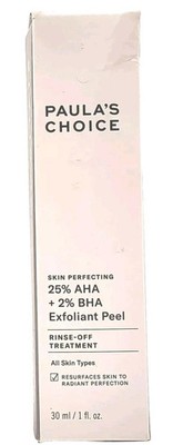 Paula s Choice PC 25% AHA + 2% BHA Exfoliant Peel, 1 fl oz, Brand New!