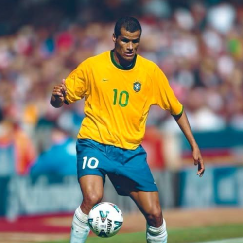 Brazil National Team Authentic Nike Jersey Size Medium 2000 #10