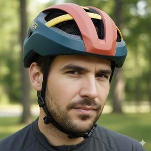 Smith Convoy MIPS Bike Helmet Red Teal Yellow Cycling Safety Size MD 55-59 cm