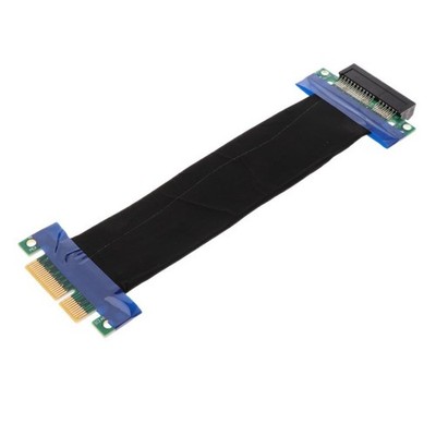 PCI-E PCI Express 4X Riser Card Adapter Flexibles Verlängerungskabel 64Pin 15cm