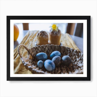 Ostereier 46 Kunstdruck gerahmt Wandbild Poster Leinwanddruck Bild