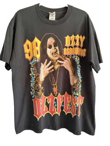 Ozzfest 98 Shirt XL Ozzy Osbourne Concert Authe 1990s vintage concert t-shirt, vintage, size XL, single stitch, B+ condition