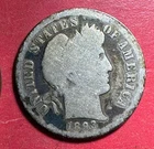 1893S US Barber SILVER Dime "San Francisco" Mint! Good! Lower Mintage! Old Coin!