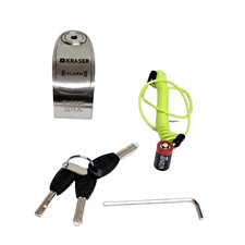 KRASER KR14S Bremsscheibenschloss Alarm 120dB Motorrad Schloss Motorradschloss