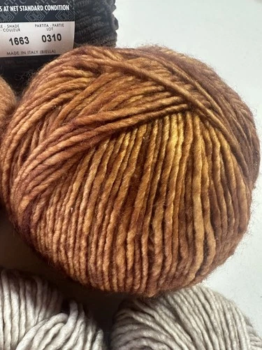 Lot of 5 Yarn NICE Balls Mix Color Zara, K&C Unknown. FALL WINTER COLORS. image 10