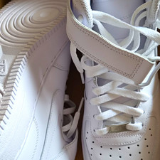 Nike Air Force 1 Mid '07 Herren Sneaker Leder Weiß EU 44 US 10 Schnürung …