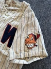 1953 Wichita Indians minor league GAME WORN baseball Jersey #8 - Wahoo Logo