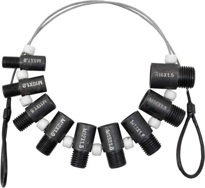 Metric Brake Line Fitting Thread Size Gauge