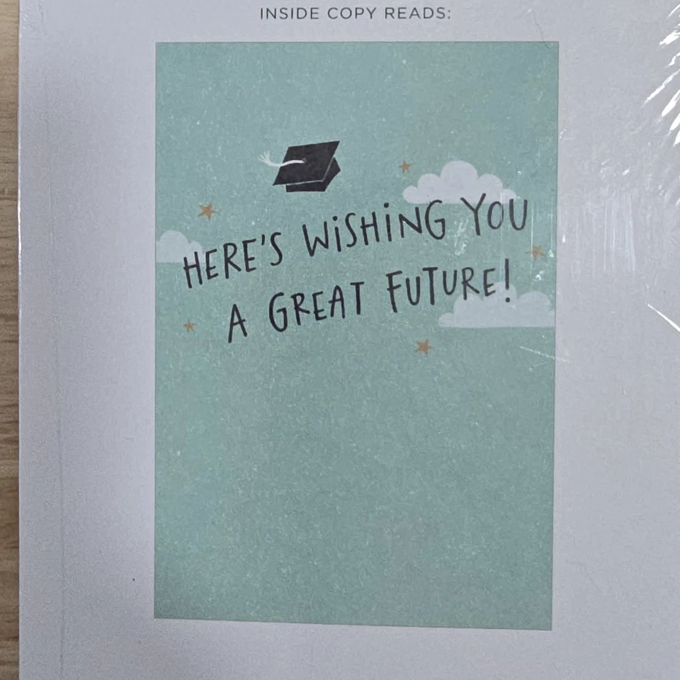 8 ct Graduation Greeting Cards  - 1 design Congrats! Wishing You a Great Future - Image 3 of 3