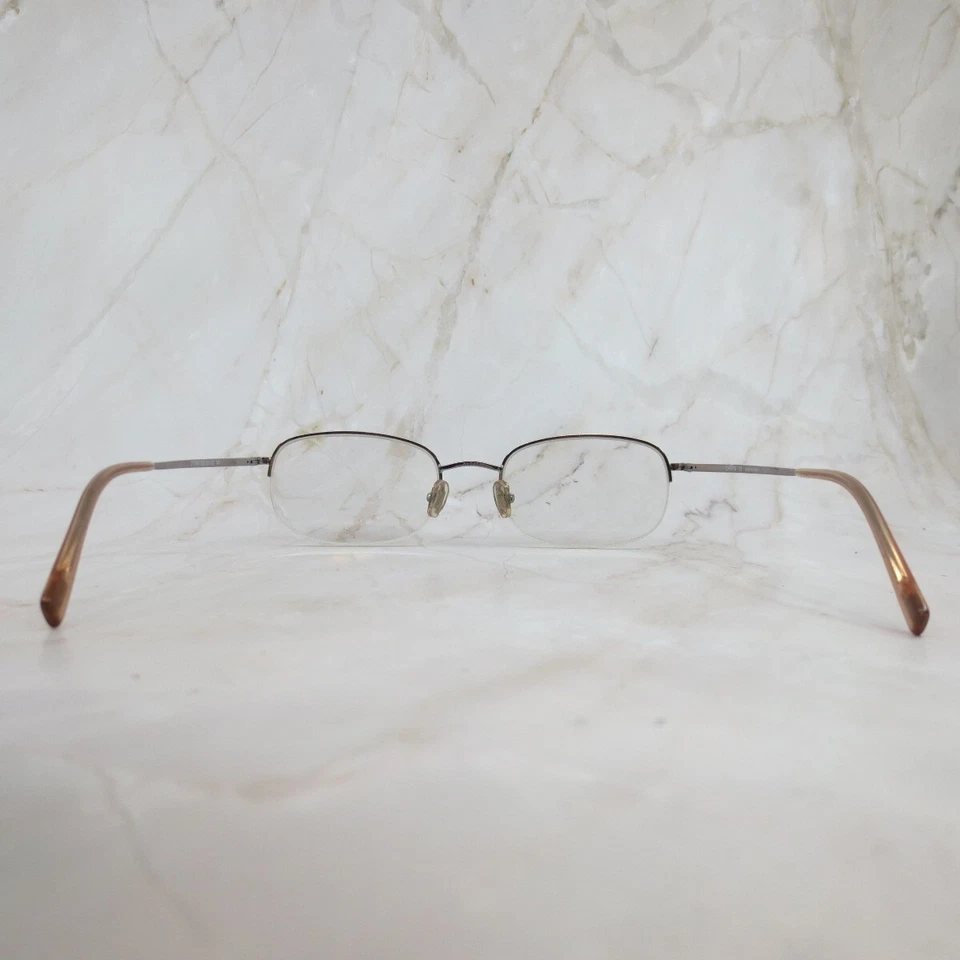 Marco de gafas Chaps CP2004 123 para hombre plateado metal medio borde ovalado 52-20-140 Foto 4 de 4