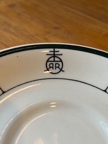 5.75" Roycroft Saucer Plate Arts and Crafts Buffalo Pottery--14 Available - Picture 3 of 5