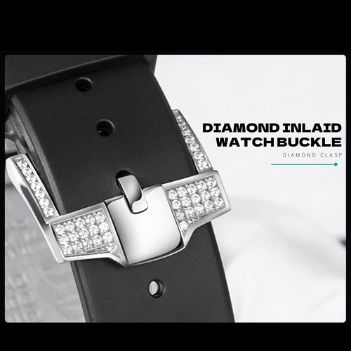 Starry Sky Diamond Stainless Steel Case FKM Band For CasiOak Mod Kit GA2100/2110 - Picture 6 of 18