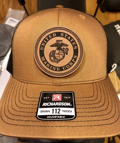 Richardson 112 Baseball Trucker Hat United States, Marine Corps 
