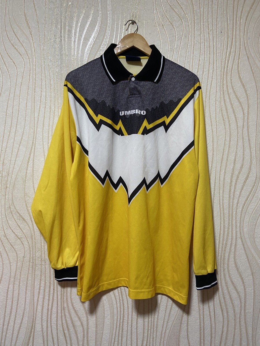 UMBRO 90s FOOTBALL SHIRT SOCCER JERSEY UMBRO sz XL MEN LONG SLEEVE