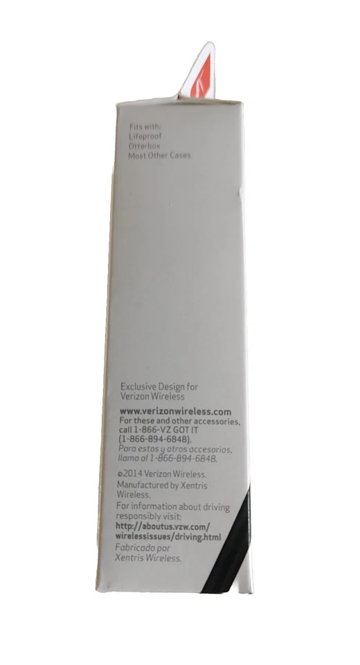 Verizon Car Charger W/ Dual Output Micro USB 9ft Cable LED Light New Sealed Box - Image 4 of 4