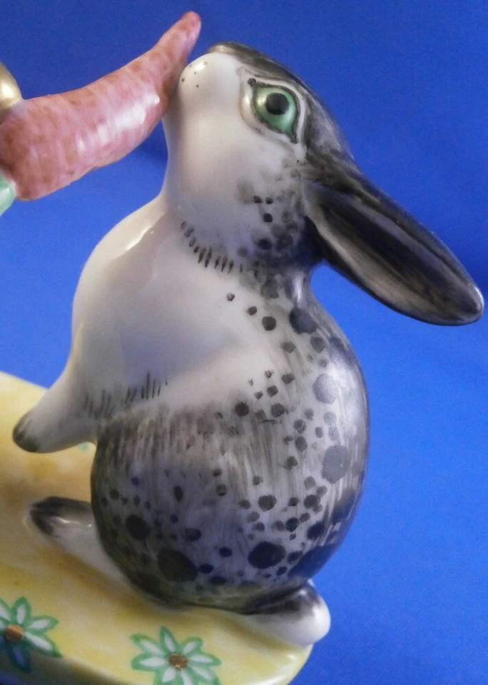 Nymphenburg Porcelain Terletzki Scherf Bunny Figure Figurine Porzellan Figur - Image 2 of 4