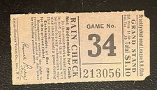 1943-1950 BKN DODGERS TICKET STUB-JACKIE ROBINSON/BRANCH RICKEY-EBBETS FIELD